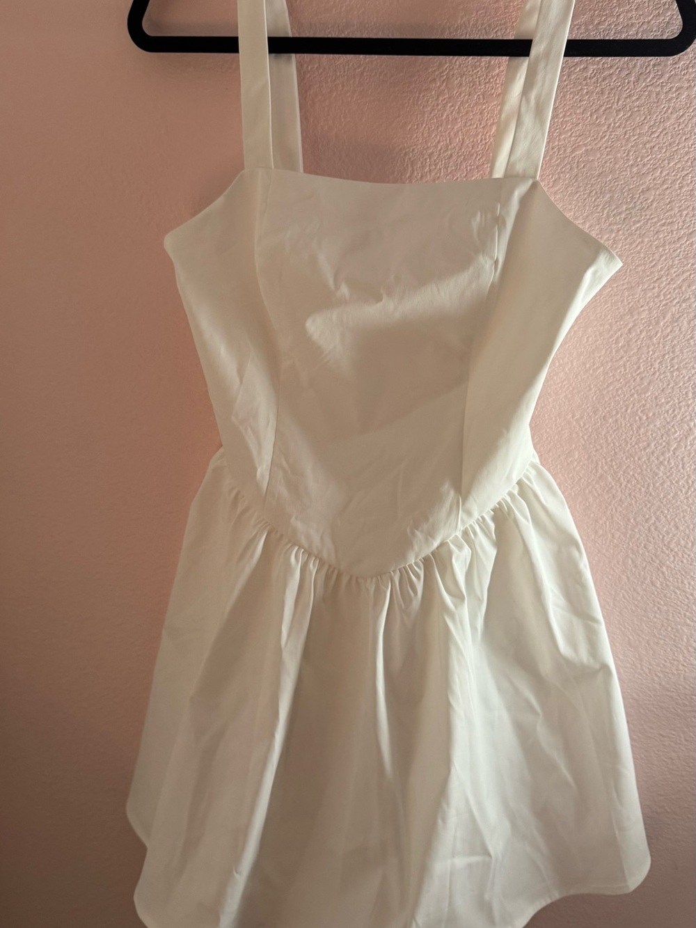 NWT- Size Small Altar’d state White Sundress with Square Neck